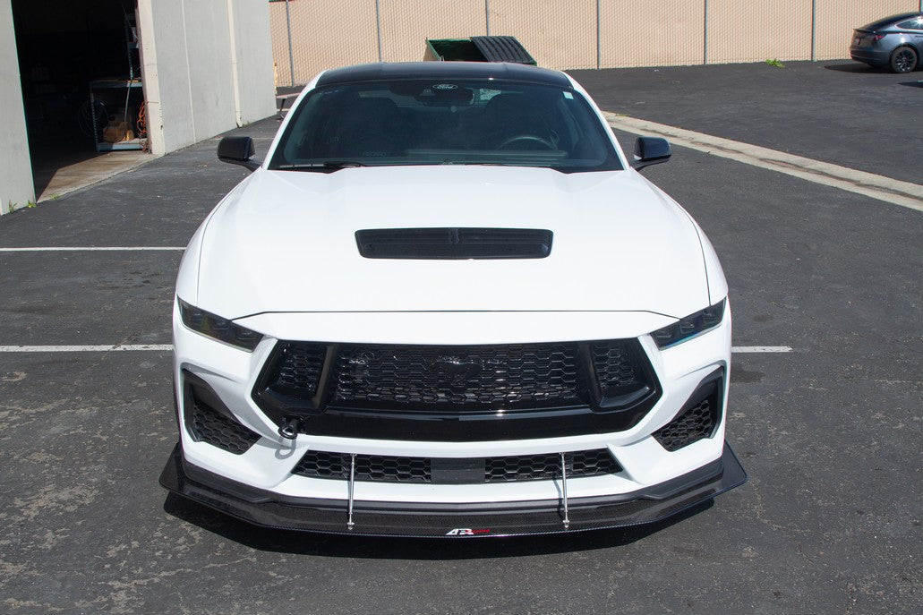 Carbon Fiber Front Wind Splitter -  2024-Current Ford S650 Mustang GT Performance Package