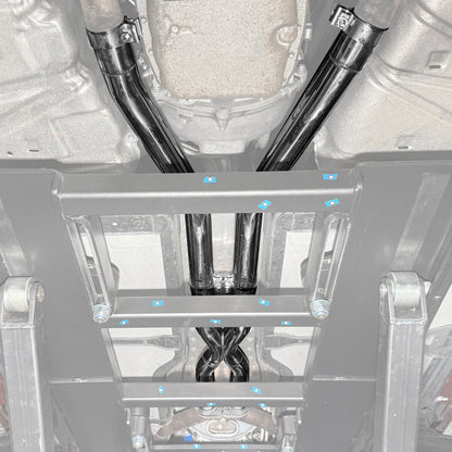2006-08 Corvette C6 6.0L 6.2L Automatic 6 Speed Stainless Steel 2.5 In X Pipe image 3