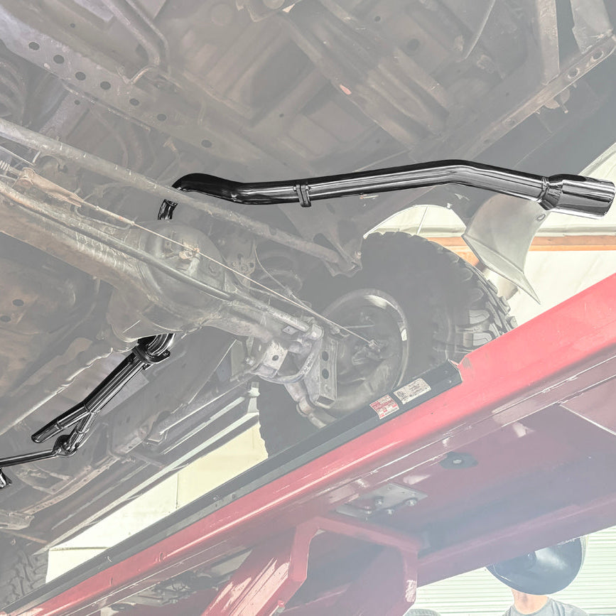 1998-07 Toyota Land Cruiser LX470 | T304 Stainless Steel Cat Back Exhaust Kit image 1