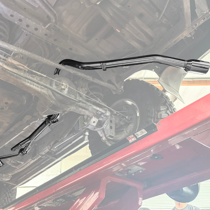 1998-07 Toyota Land Cruiser LX470 | T304 Stainless Steel Cat Back Exhaust Kit image 3