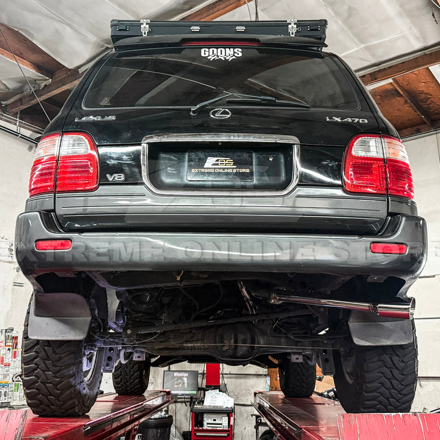 1998-07 Toyota Land Cruiser LX470 | T304 Stainless Steel Cat Back Exhaust Kit image 12