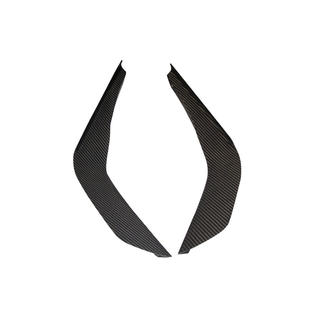 Carbon Fiber Front Bumper Canards - 2024 - Current Ford S650 Mustang GT