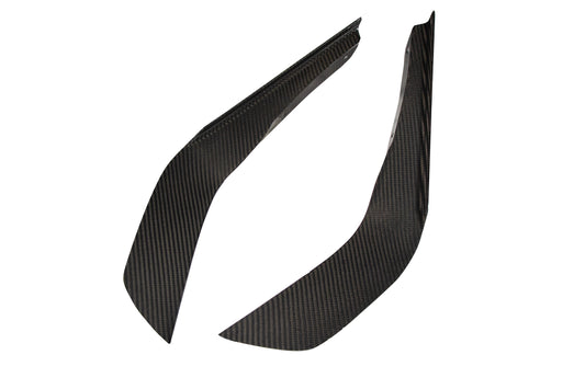 Carbon Fiber Front Bumper Canards - 2024 - Current Ford S650 Mustang GT