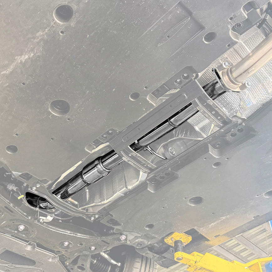 2023-Present Toyota GR Corolla Non-Resonated Mid Pipe image 1