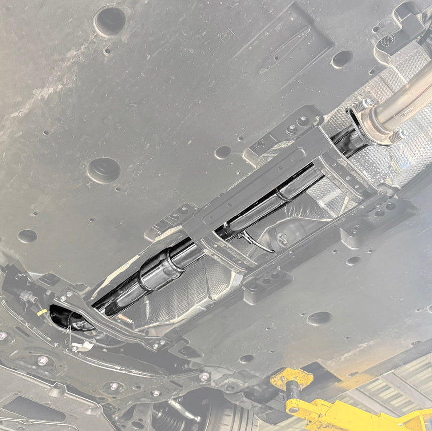 2023-Present Toyota GR Corolla Non-Resonated Mid Pipe image 3