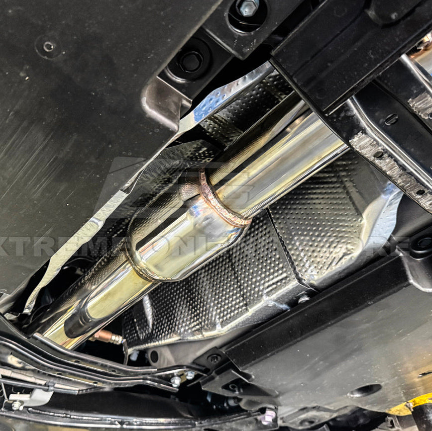 2023-Present Toyota GR Corolla Non-Resonated Mid Pipe image 7