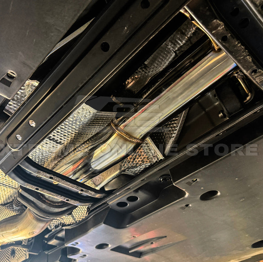 2023-Present Toyota GR Corolla Non-Resonated Mid Pipe image 9
