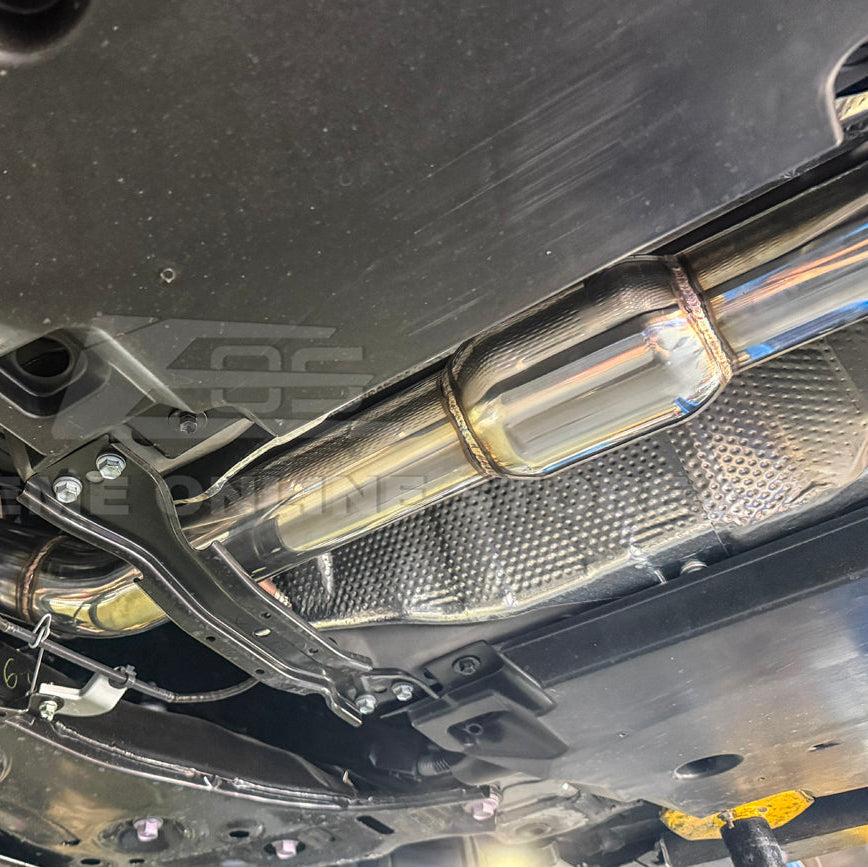 2023-Present Toyota GR Corolla Non-Resonated Mid Pipe image 12