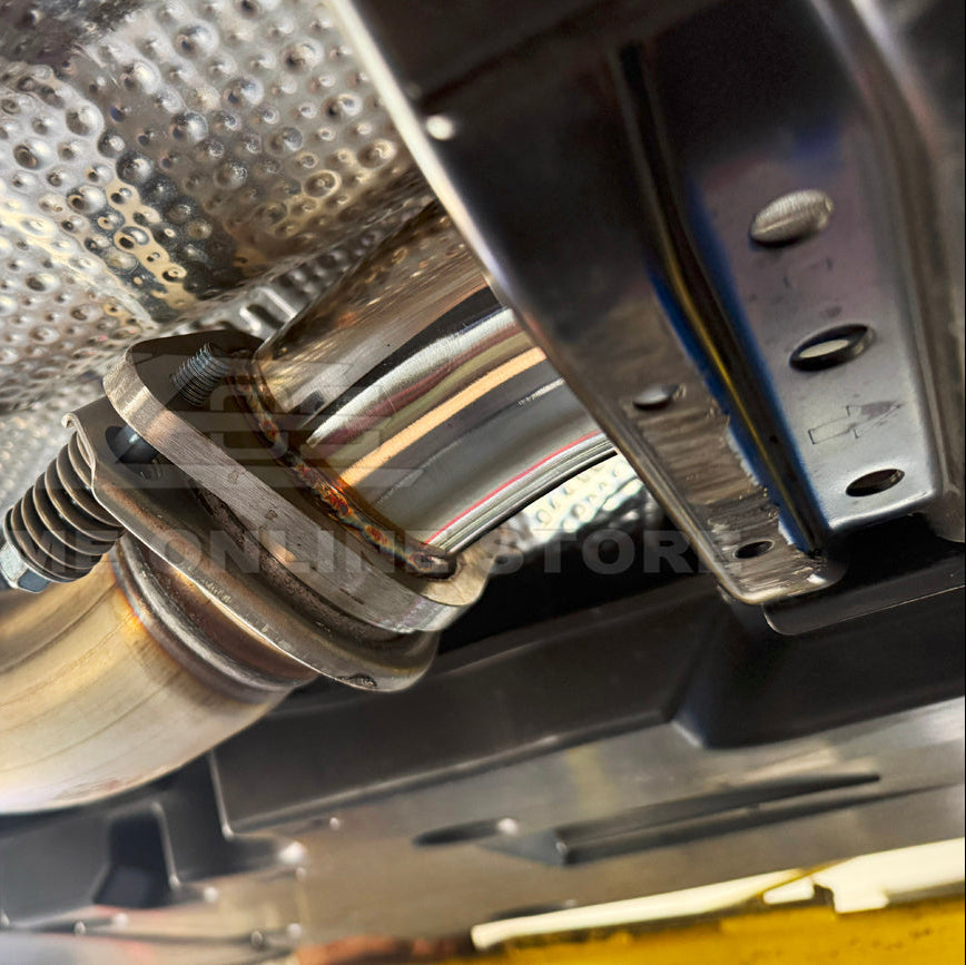 2023-Present Toyota GR Corolla Non-Resonated Mid Pipe image 14