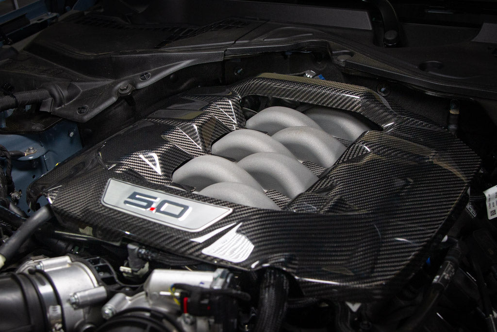 Carbon Fiber Engine Cover - 2024 - Current Ford S650 Mustang