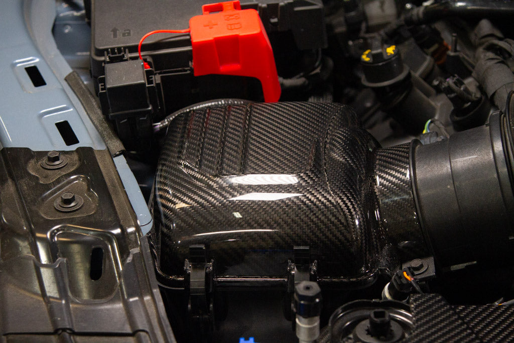 Carbon Fiber Intake Box Top Cover -2024 - Current Ford S650 Mustang Dark Horse