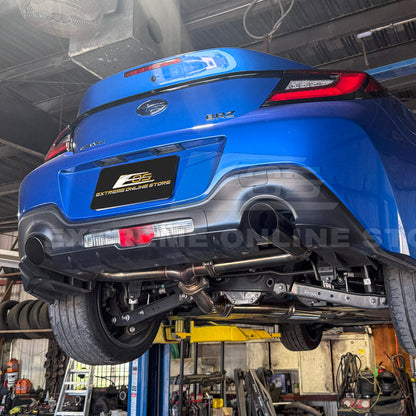 2022-Present Toyota GR86 Subaru BRZ BOSO Style Muffler Delete Cat Back Exhaust image 4