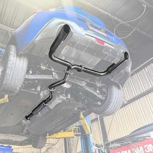 2022-Present Toyota GR86 Subaru BRZ BOSO Style Muffler Delete Cat Back Exhaust image 1