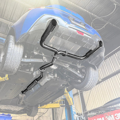 2022-Present Toyota GR86 Subaru BRZ BOSO Style Muffler Delete Cat Back Exhaust image 3