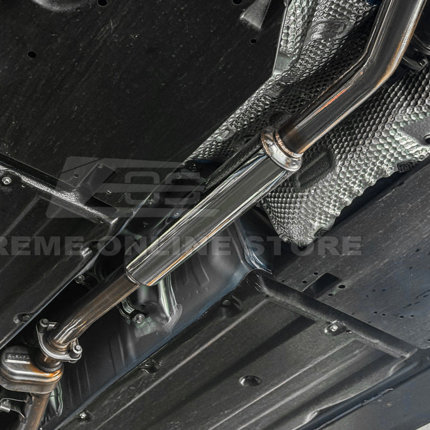 2022-Present Toyota GR86 Subaru BRZ BOSO Style Muffler Delete Cat Back Exhaust image 8