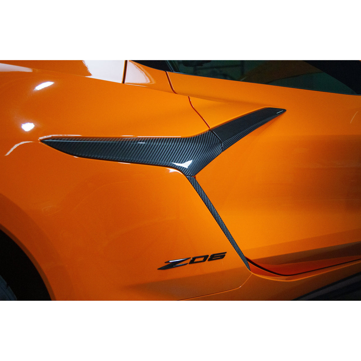 Carbon Fiber Door and Quarter Panel Trims Package - Chevrolet Corvette C8 Z06, ERay, ZR1, Grand Sport