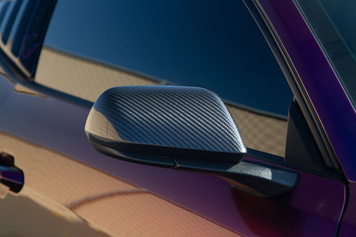 Carbon Fiber  Replacement Mirrors - 2015-2025 Ford Mustang S550 / S650