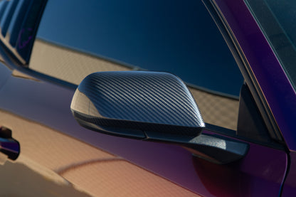Carbon Fiber  Replacement Mirrors - 2015-2025 Ford Mustang S550 / S650