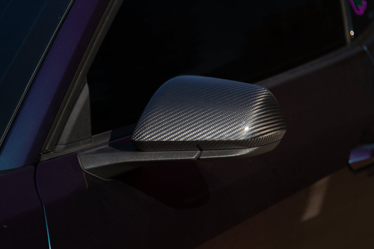 Carbon Fiber  Replacement Mirrors - 2015-2025 Ford Mustang S550 / S650