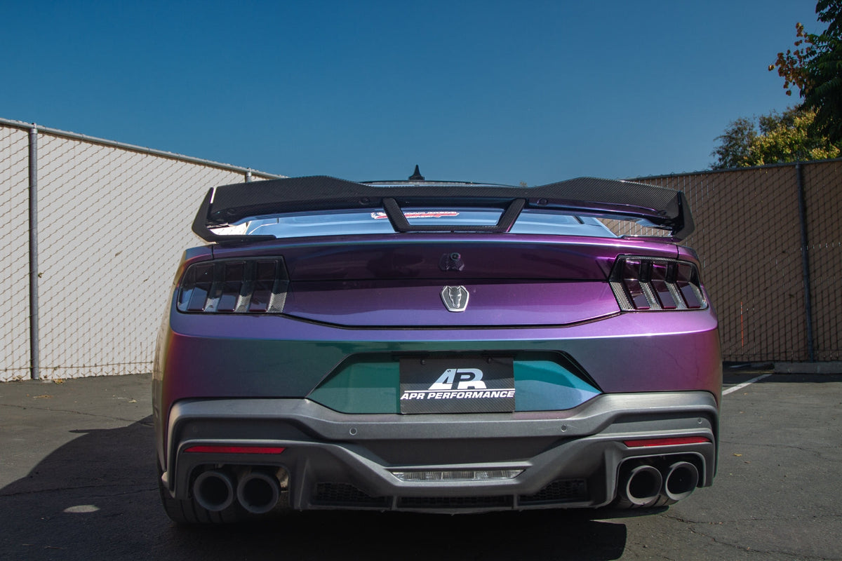 Carbon Fiber Spoiler with Gurney -  2024-Current Ford S650 Mustang Dark Horse