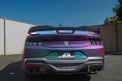 Carbon Fiber Spoiler with Gurney -  2024-Current Ford S650 Mustang Dark Horse