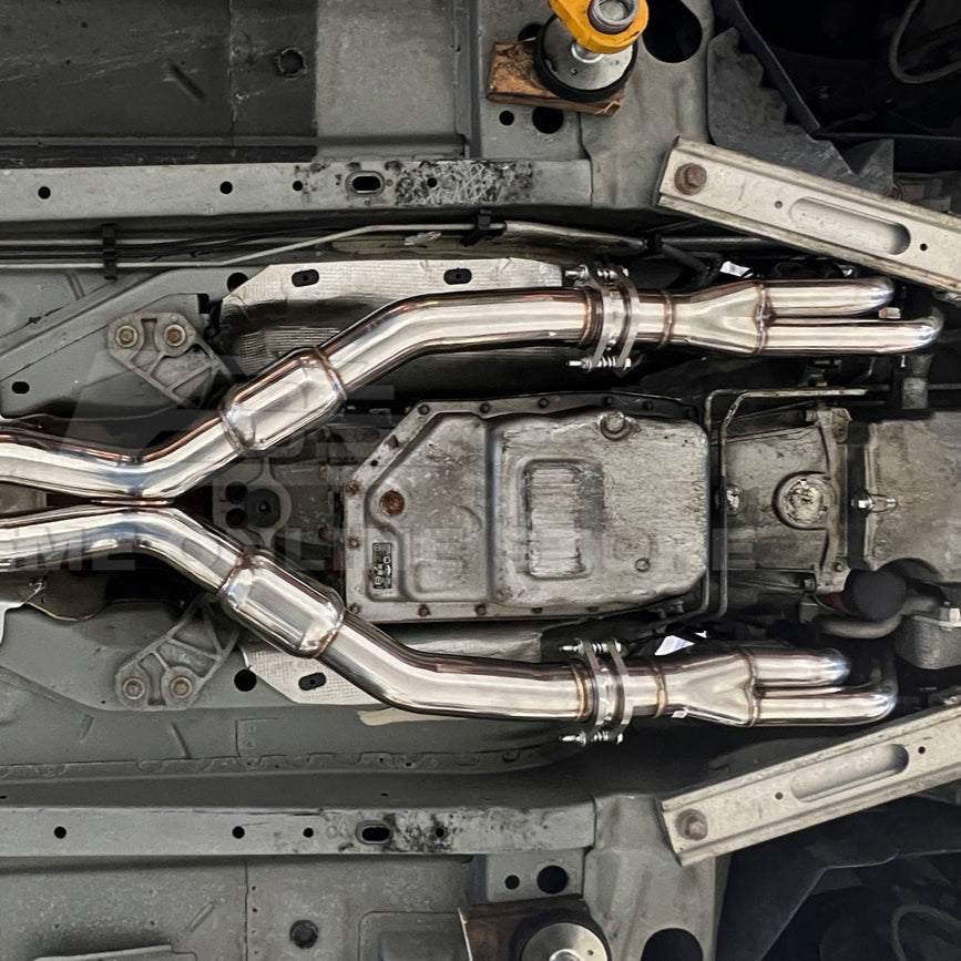 2009-2014 Cadillac CTS-V Long Tube Headers Resonated Mid Pipe image 4