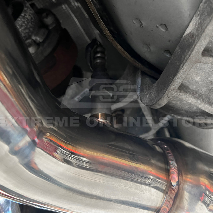 2009-2014 Cadillac CTS-V Long Tube Headers Resonated Mid Pipe image 9