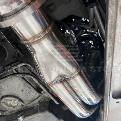 2009-2014 Cadillac CTS-V Long Tube Headers Resonated Mid Pipe image 11