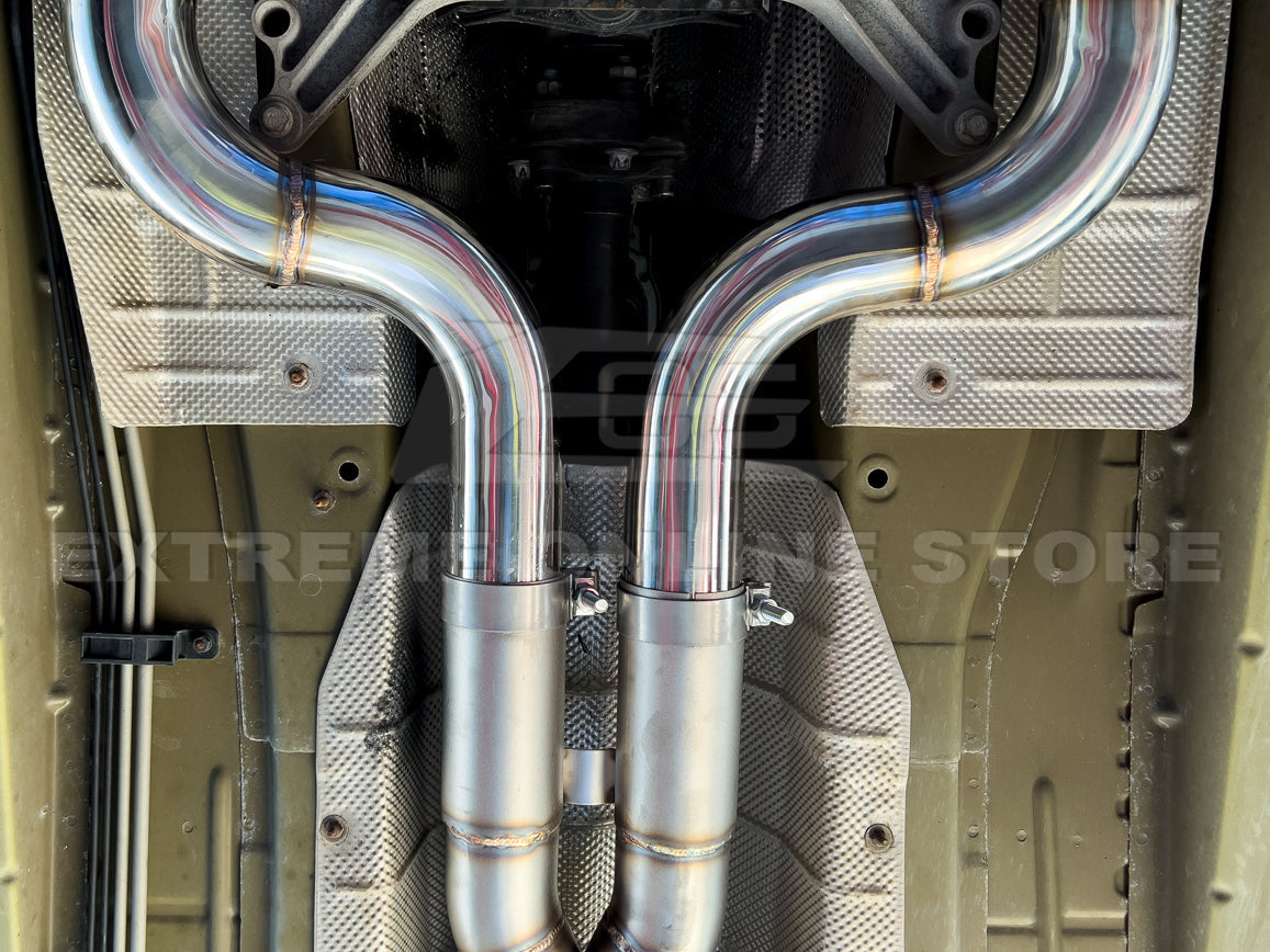 2010-15 Chevrolet Camaro Slant-Cut Cat Back Full Exhaust System image 16