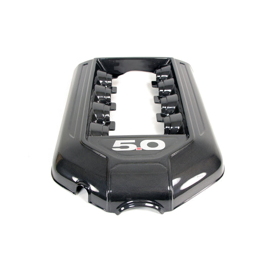 Carbon Fiber Engine Plenum Cover-Ford Mustang GT 5.0  2011-2014 (Manual Trans)
