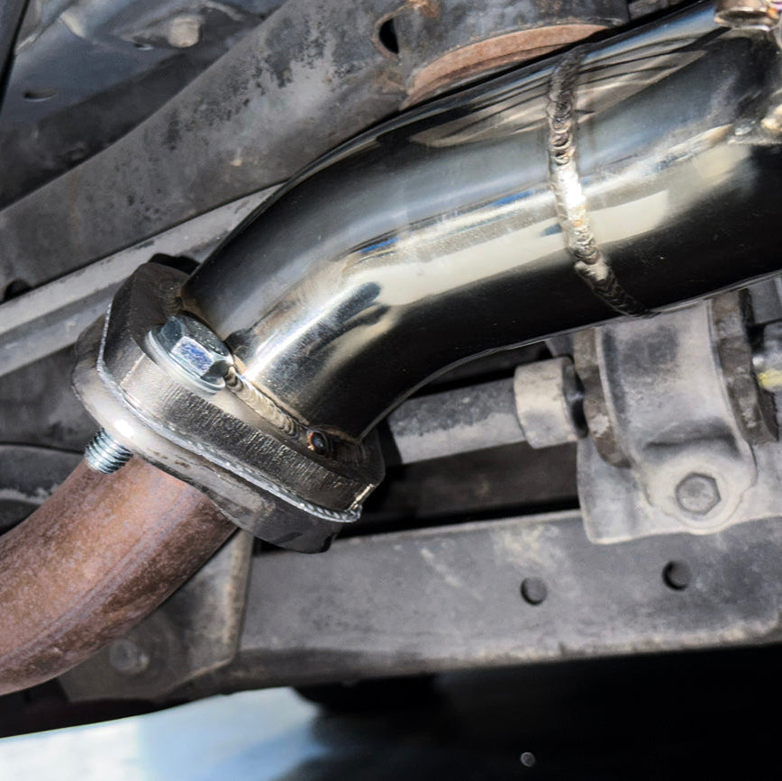 2015-21 Subaru WRX | Boso Style Muffler Delete Quad Tips Axle Back Exhaust image 8