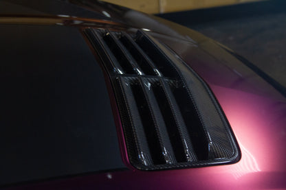 Carbon Fiber Hood Vent - 2024-Current Ford S650  Mustang