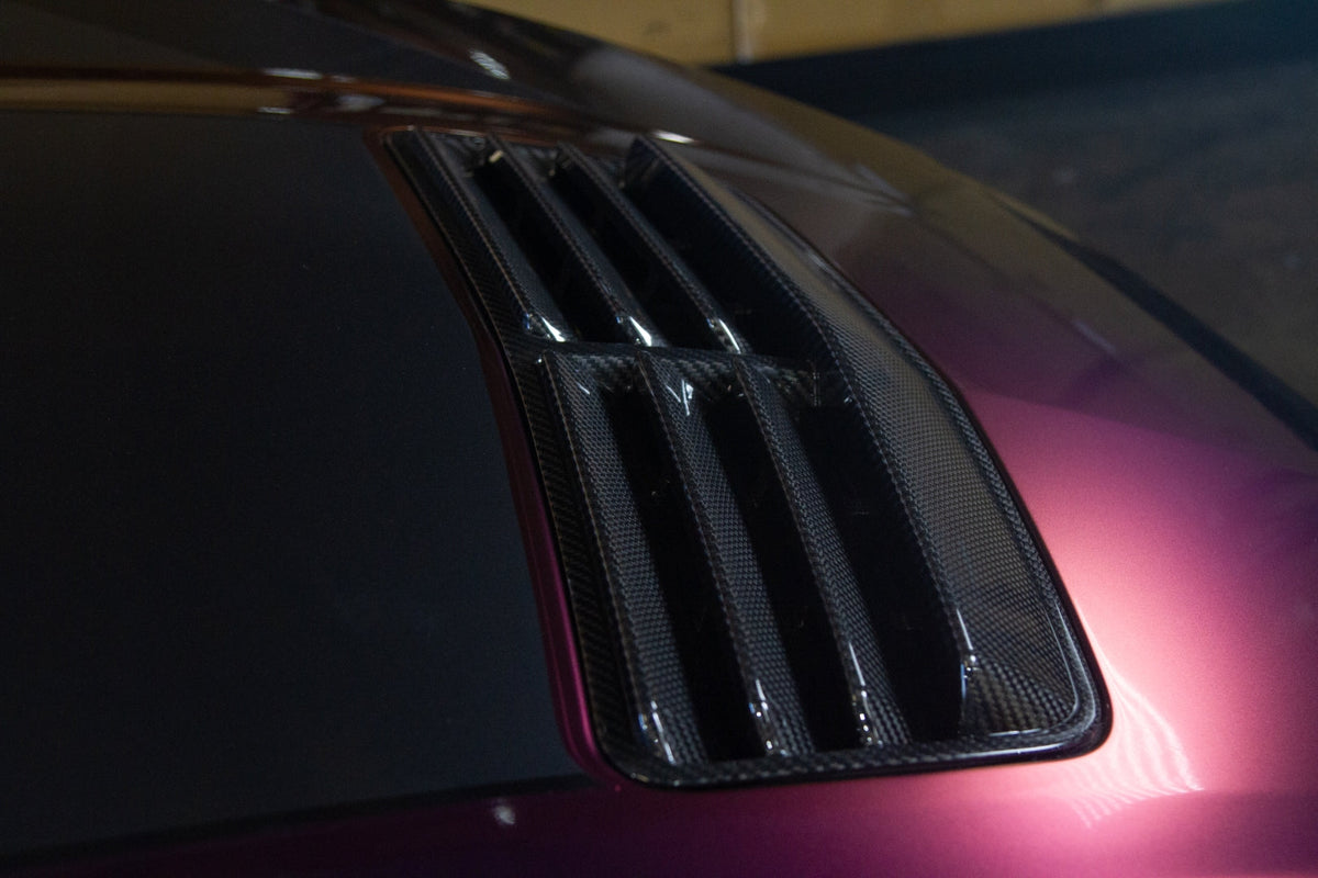 Carbon Fiber Hood Vent - 2024-Current Ford S650  Mustang