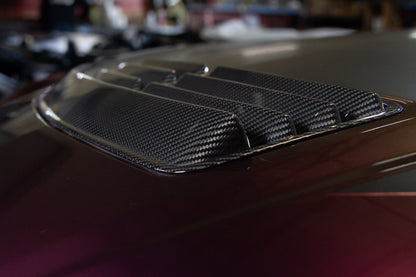 Carbon Fiber Hood Vent - 2024-Current Ford S650  Mustang