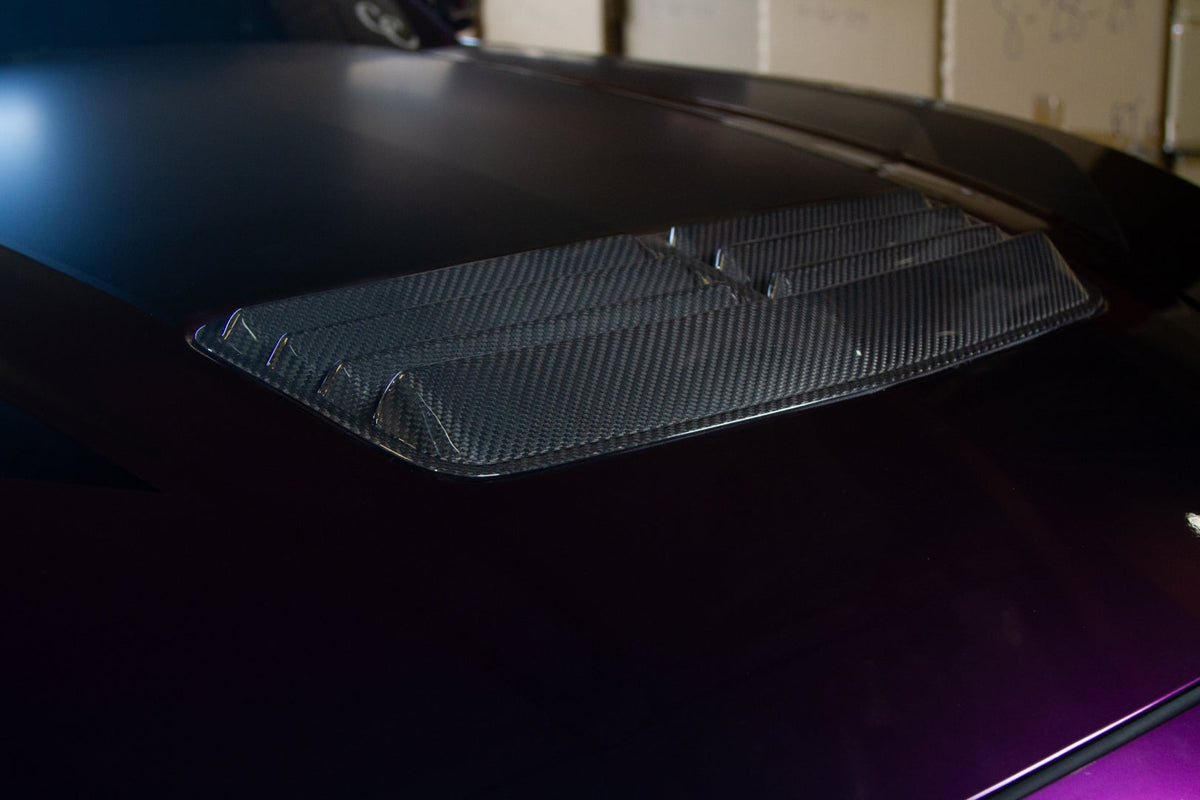 Carbon Fiber Hood Vent - 2024-Current Ford S650  Mustang