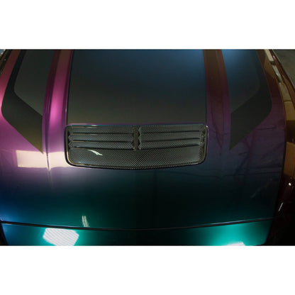 Carbon Fiber Hood Vent - 2024-Current Ford S650  Mustang