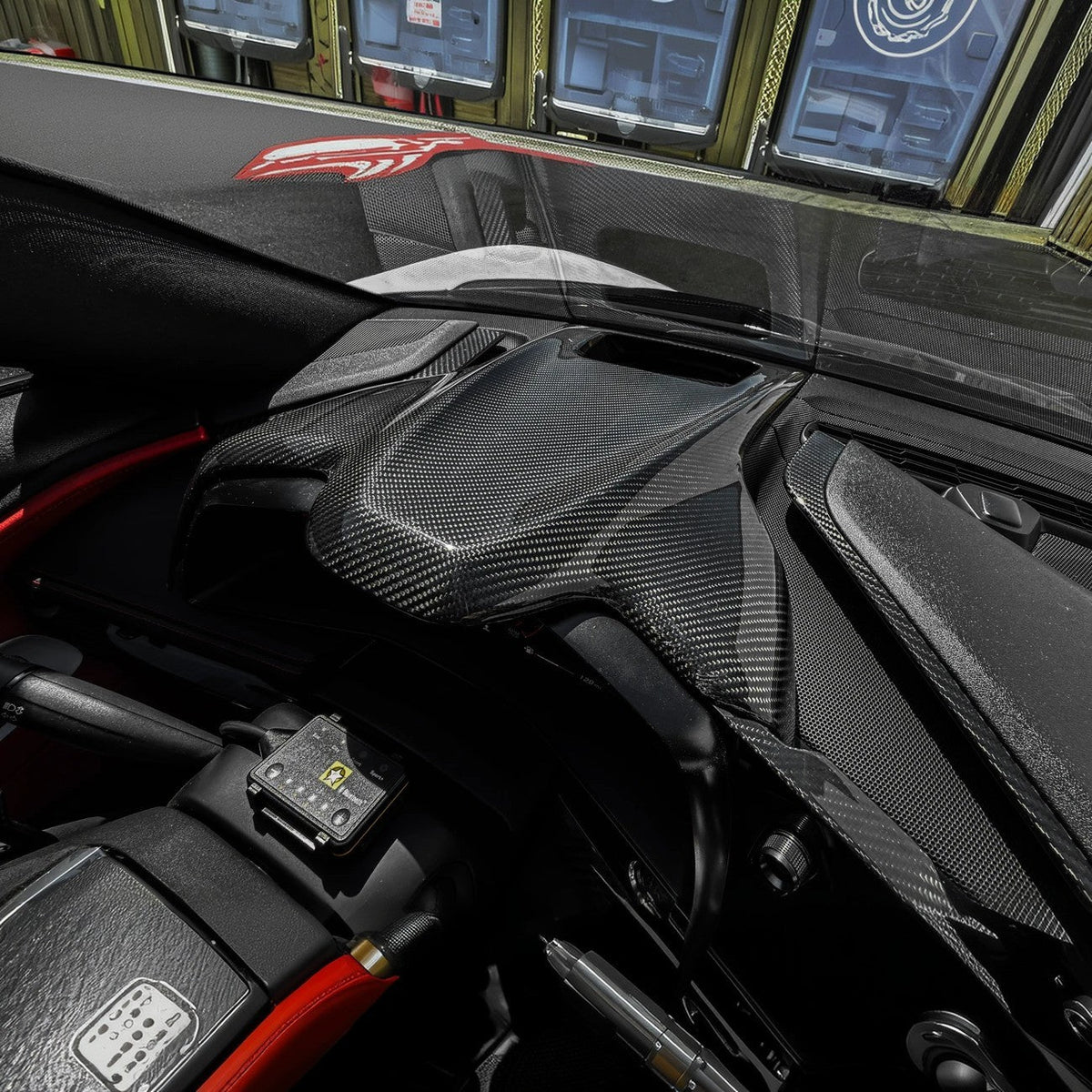 2020-25 Corvette C8 | DRY CARBON FIBER Replacement Upper Dash Instrument Panel image 17