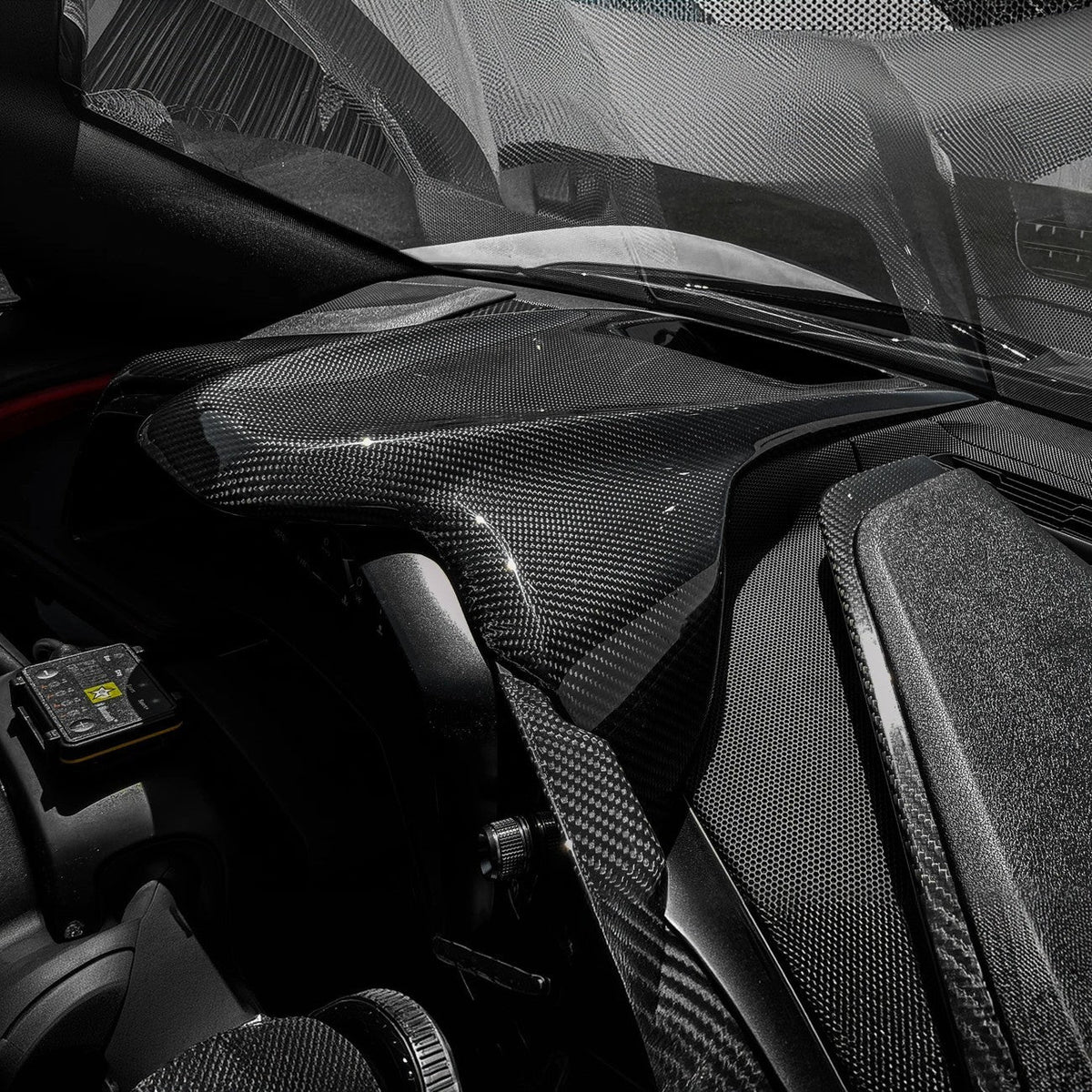 2020-25 Corvette C8 | DRY CARBON FIBER Replacement Upper Dash Instrument Panel image 14