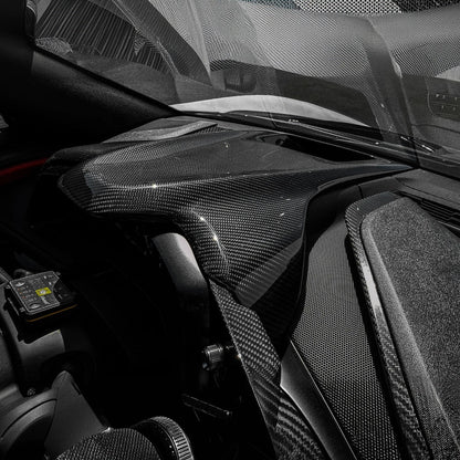 2020-25 Corvette C8 | DRY CARBON FIBER Replacement Upper Dash Instrument Panel image 14
