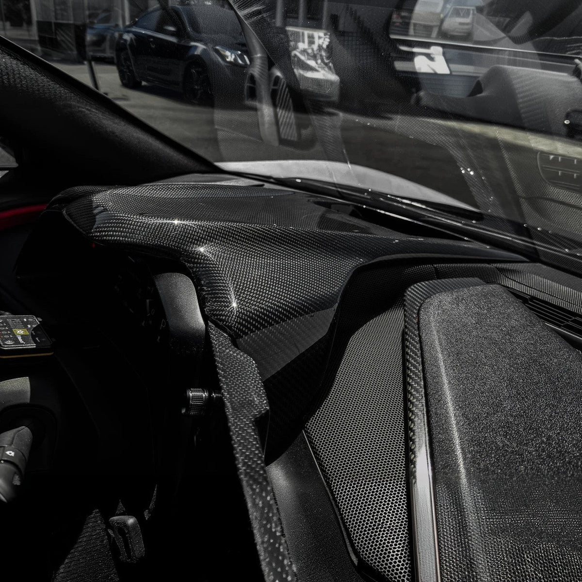 2020-25 Corvette C8 | DRY CARBON FIBER Replacement Upper Dash Instrument Panel image 15
