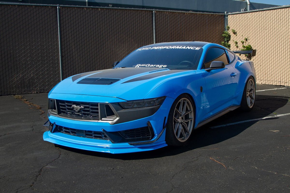 Carbon Fiber Front Bumper Canards - 2024 - Current Ford S650 Mustang Dark Horse