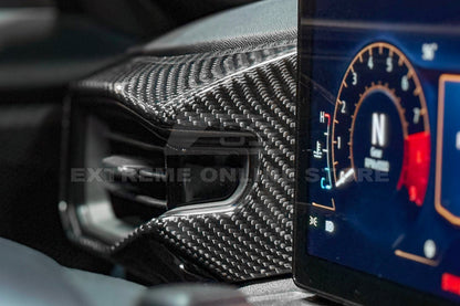 2024-Up Mustang DRY CARBON FIBER AC Outlet Trim Cover image 4