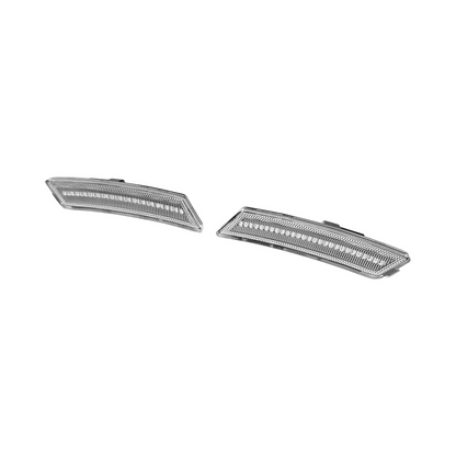 2020-Up Cadillac CT5 | Front Bumper Amber LED Side Marker Lights image 16