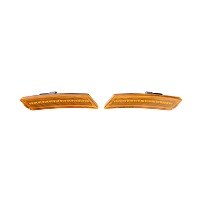 2020-Up Cadillac CT5 | Front Bumper Amber LED Side Marker Lights image 46
