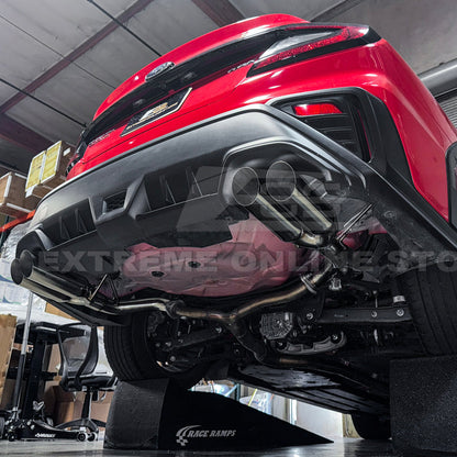 2022-Up Subaru WRX | Boso Muffler Delete Quad Burnt Tips Axle Back Exhaust image 5