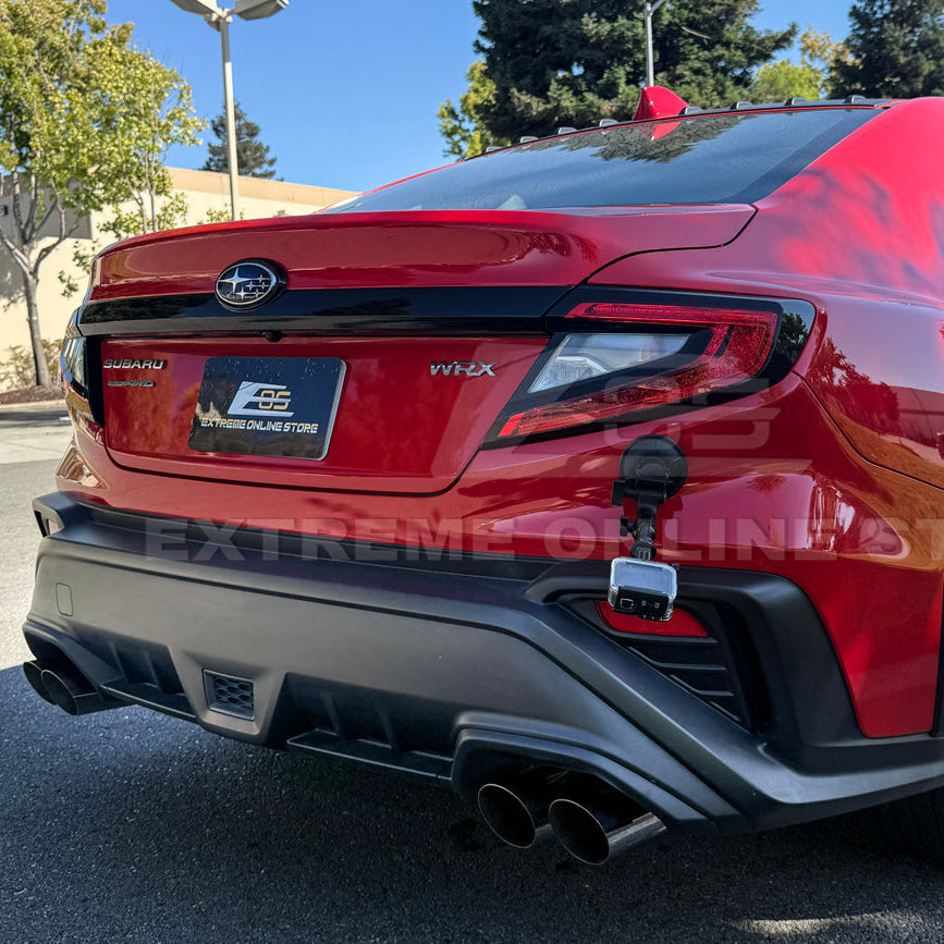 2022-Up Subaru WRX | Boso Muffler Delete Quad Burnt Tips Axle Back Exhaust image 14