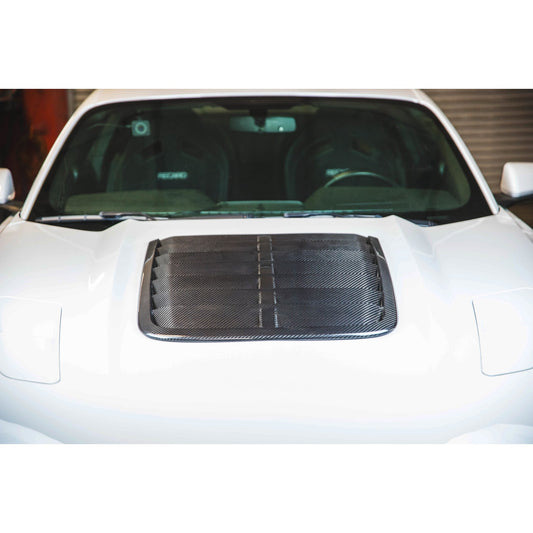 Carbon Fiber Hood Vent - 2015 - 2017 Ford S550 Mustang