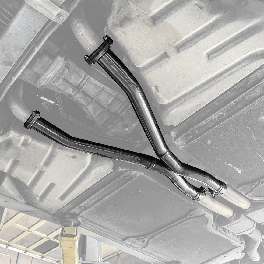 1997-04 Chevrolet Corvette C5 | T-304 Stainless Steel 2.5" X Mid Pipe Exhaust image 1