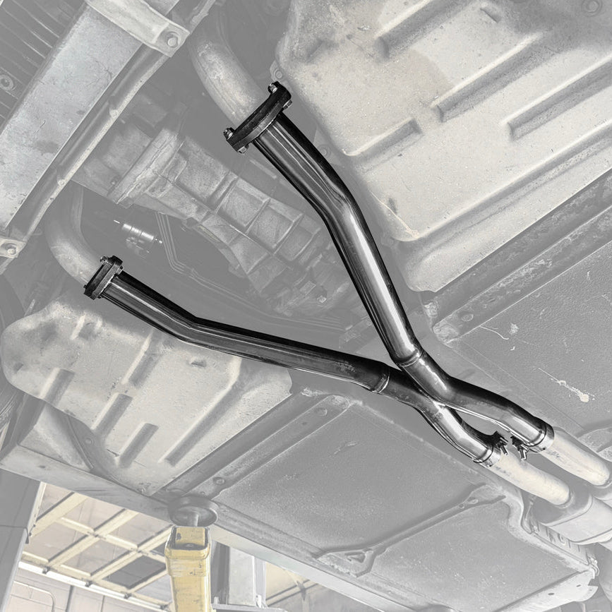 1997-04 Chevrolet Corvette C5 | T-304 Stainless Steel 2.5" X Mid Pipe Exhaust image 3
