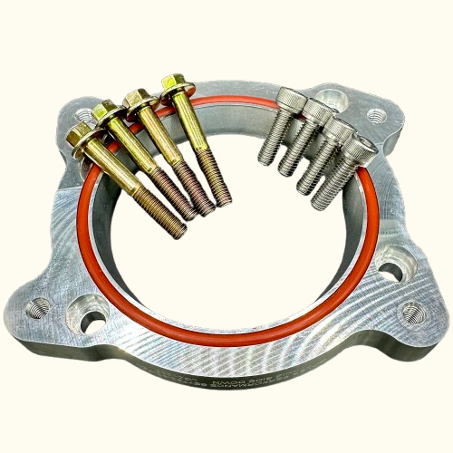 SE7792-80-72 Adapter (80 mm to 72 mm) L83 TB to LGX/LGZ Stock Manifold/Aft. Mkt. Supercharger
